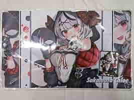 沙花叉クロヱ　サンパン　スリーブ　ケース　プレイマット Amazon.co.jp: 沙花叉クロヱ プレイマット スリーブセット ホロ ライブ